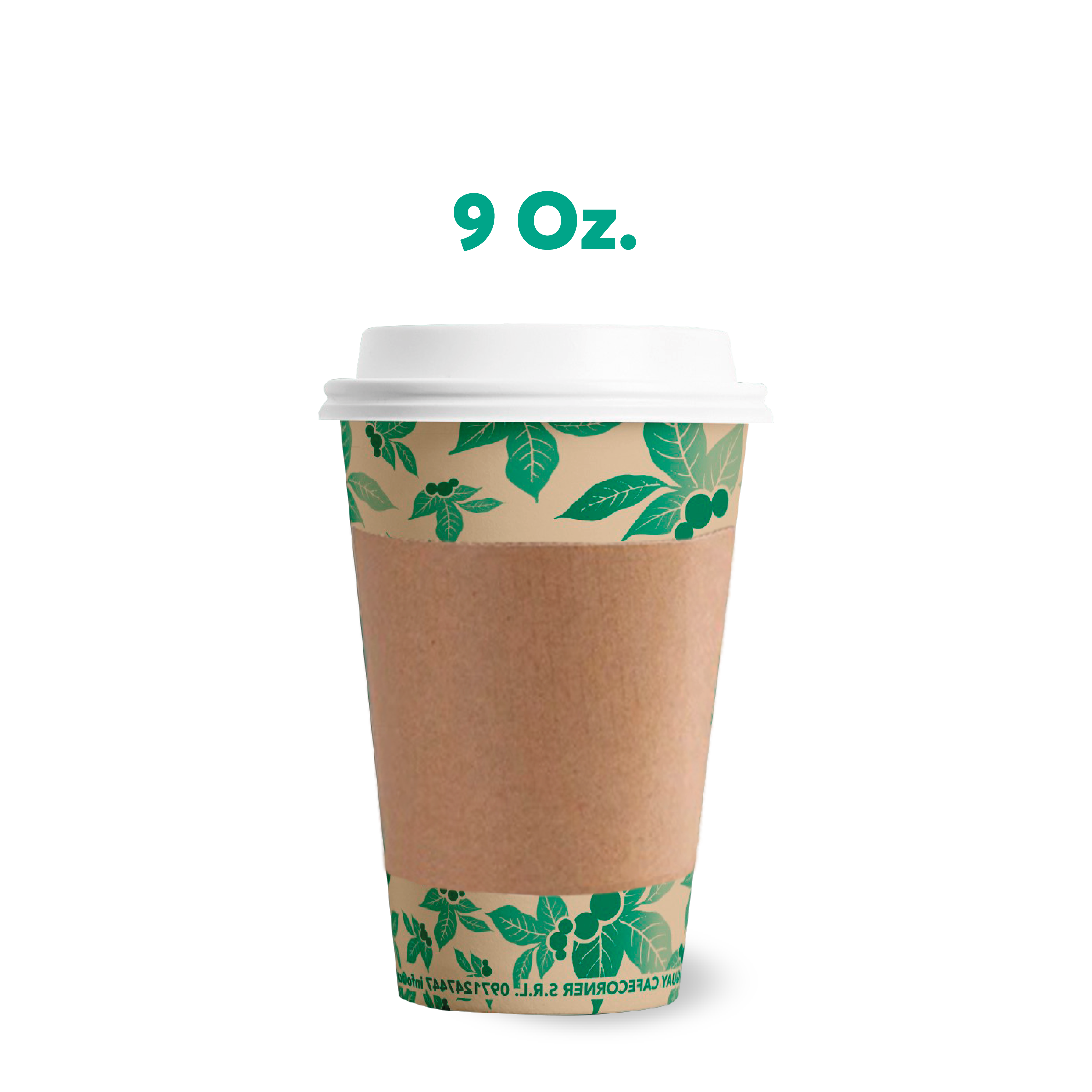 Vaso de polipapel de 9oz x 100 unidades