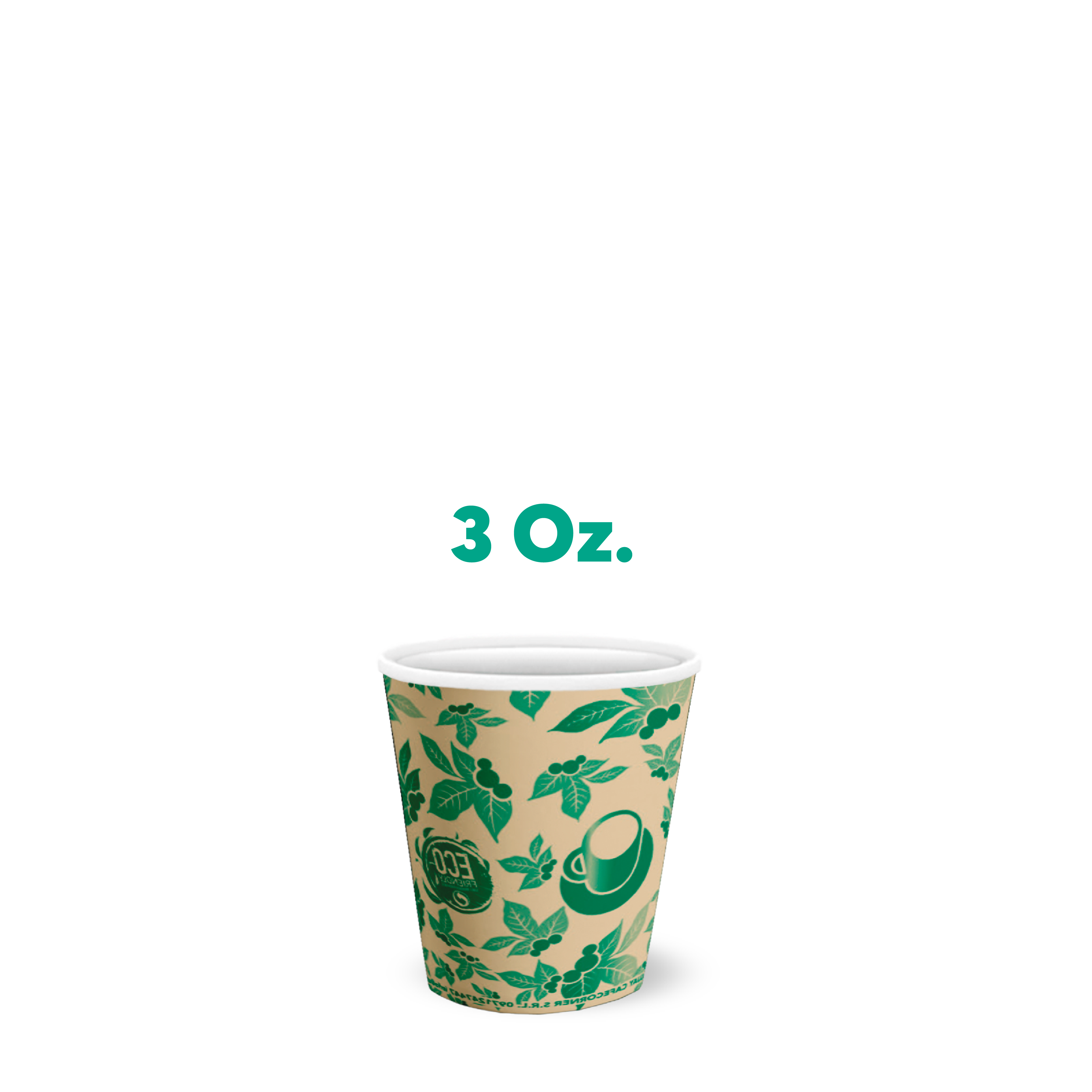 Vaso de polipapel de 3oz x 100 unidades